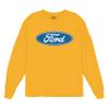 Licensed Ford Logo Long Sleeve Novelty T-Shirt FoMoCo Truck Mustang Performance Yellow XX-Large view 1