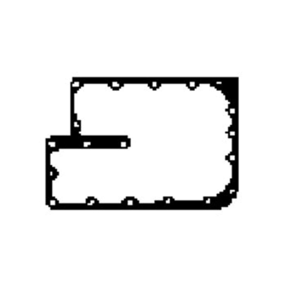 Pro Marine Gasket, Exhaust Cover Compatible with Johnson/Compatible with Evinrude 85-140hp V4 Crossflow