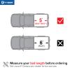 Tyger Auto T1 Soft Roll-up Truck Bed Tonneau Cover Compatible with 2005-2021 Nissan Frontier; 2009-2012 Suzuki Equator | 5' (59") Bed | TG-BC1N9034 view 2