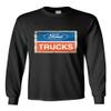 Ford Trucks Old Sign Long Sleeve T-Shirt Licensed Ford Built Tough Black XX-Large view 1