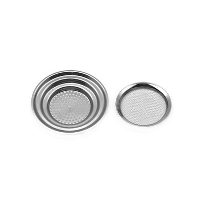I GENIETTI Set of 2 PCS Sauce and Oil Filters, Silver