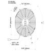 Spal 30100374 Pusher Fan (10In ; For Use W/ 15Amp Fuse at 13V), 1 Pack view 2