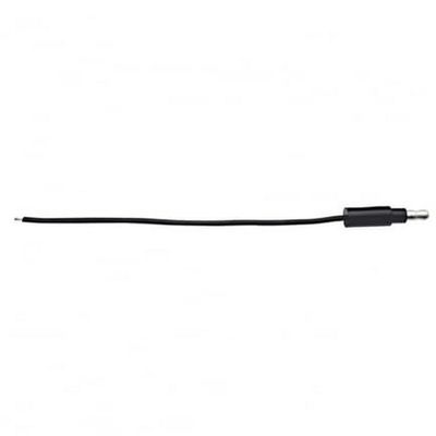 United Pacific 34213 - Wiring Harness - 6" Single Lead Wire With .180 Bullet Termination & Stripped End - Black