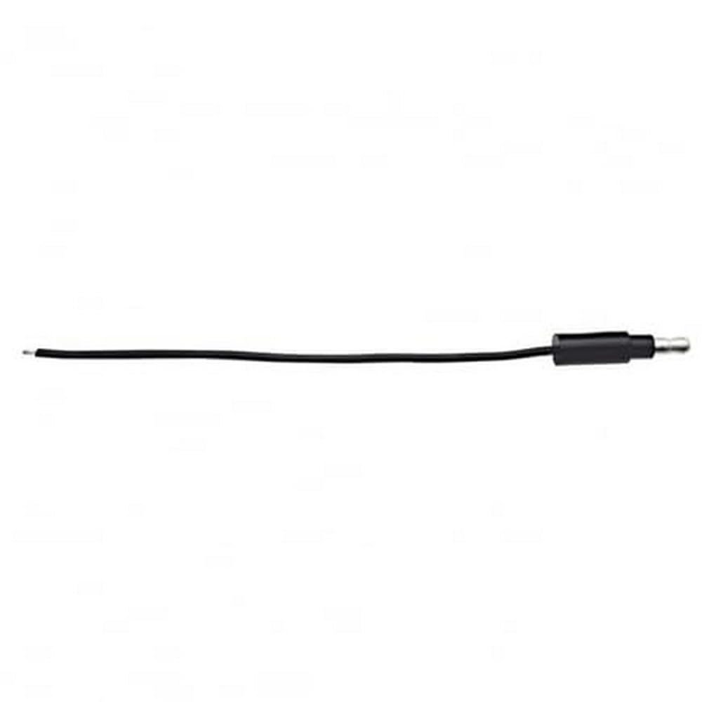 United Pacific 34213 - Wiring Harness - 6" Single Lead Wire With .180 Bullet Termination & Stripped End - Black