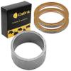 Caltric Muffler Pipe Gaskets Compatible with Yamaha Grizzly 600 Yfm600F 4X4 1998-2001 view 1