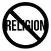 Anti Religion Atheist Agnostic Vinyl Sticker Car Decal (6" White) view 1