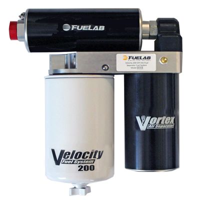 Fuelab 30304 Velocity 200 Air/Fuel Separator Fuel System w/Fuel/Water Separator, pr