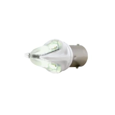 United Pacific 36931 High Power Dual Osram LED 1156 Bulb, Bright 2 Watt, 250 Lumens, Single Contact, Straight Pin White - ONE Bulb