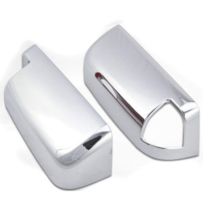 Chromed Half Top Mirror Cover Compatible with Dodge Ram 2009-2018 model 1500 2500 3500 (for Tow Mirror w/signal light cut-out only)(Not fit Big Horn Models)