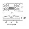 United Pacific Red 16 LED Bulls Eye Truck and Trailer Side Marker and Clearance Light, Clear Lens, for Truck and Trailer view 3
