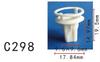 Autobahn88 Grommet Nut Clip for Front Fender fits Toyota view 2