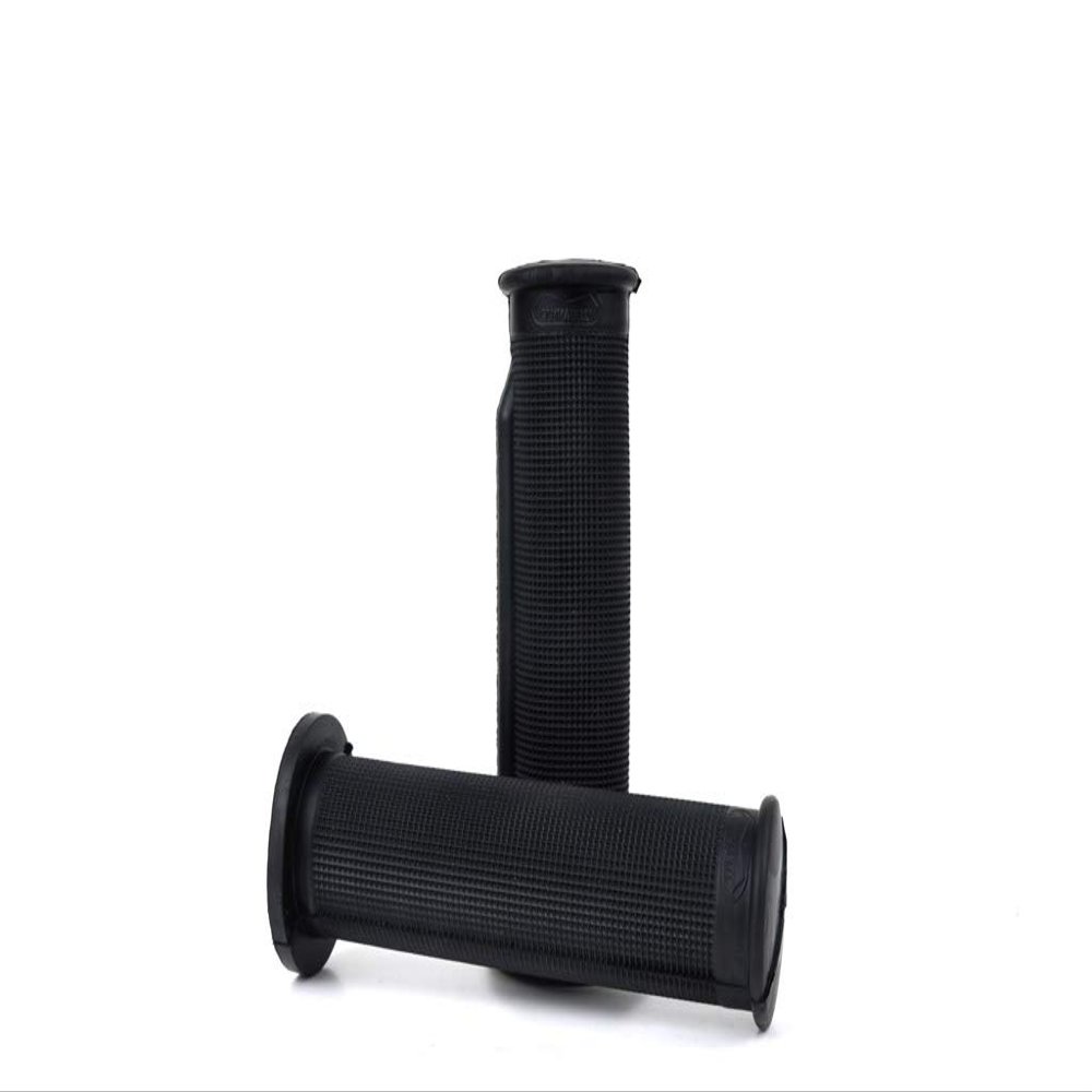 DOMINO Racing Daytona Grips for Vintage and Cafe Motorcycles Black