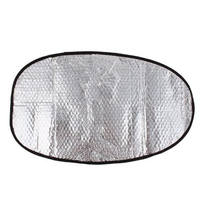 uxcell Aluminum Foil Motorcycle Waterproof Sunscreen Heat Insulation Mat Seat Cover 60x36cm