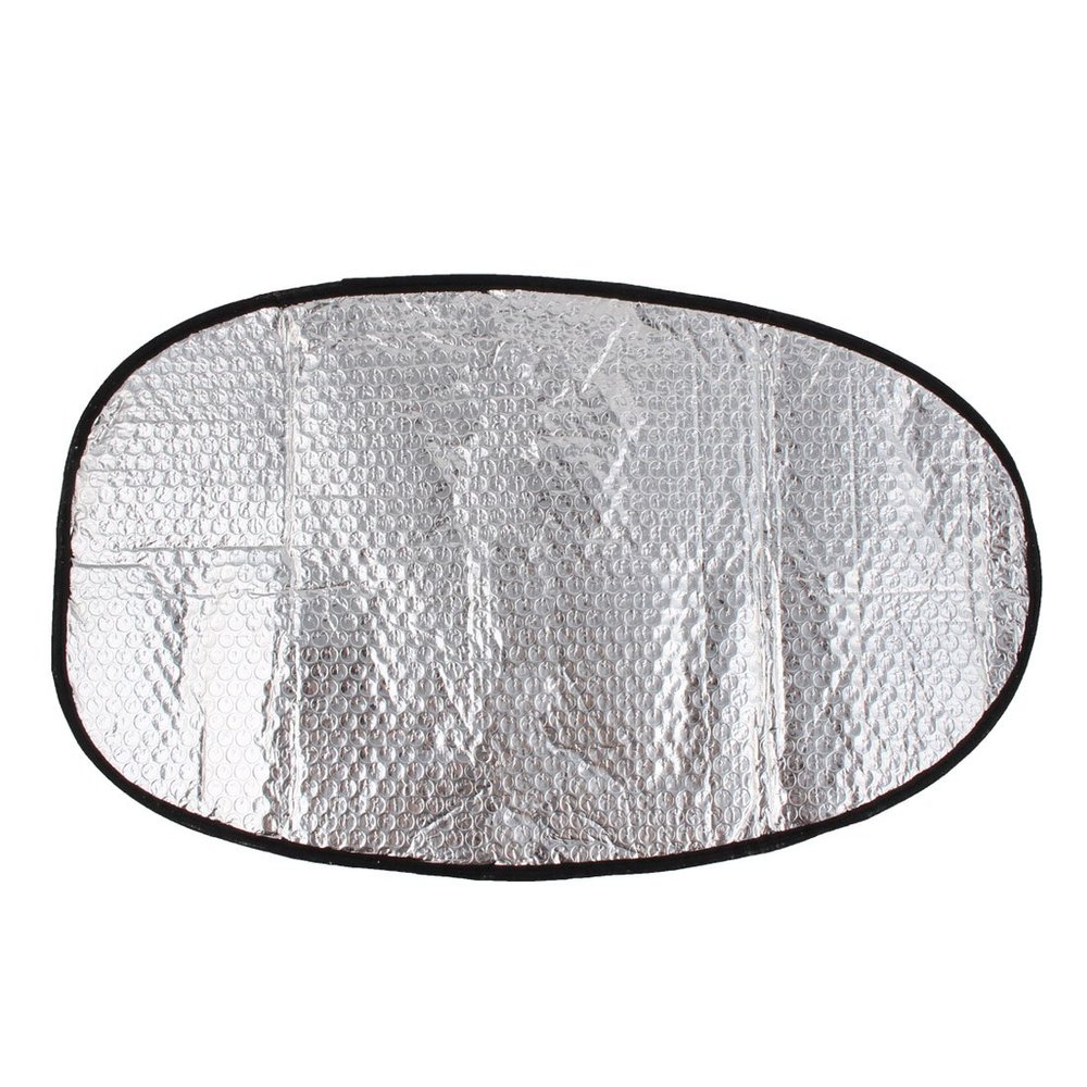 uxcell Aluminum Foil Motorcycle Waterproof Sunscreen Heat Insulation Mat Seat Cover 60x36cm