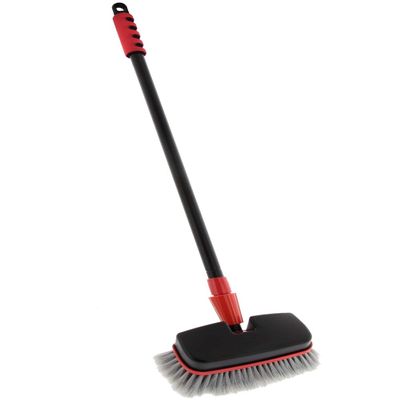 Zarpax F2 Activebrush Car Washing Tool w/Removable Head, Soft Bristles, & Integrated Water Chamber - Great for Vehicles, Cars, RVs, Trucks, Boats Adjustable Handle Extends 35-62 for Added Reach