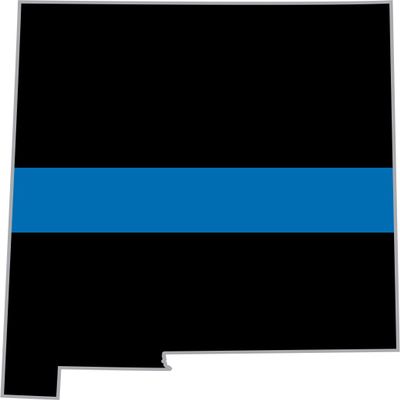Thin Blue Line New Mexico State 3.8 Inch Decal