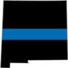 Thin Blue Line New Mexico State 3.8 Inch Decal view 1