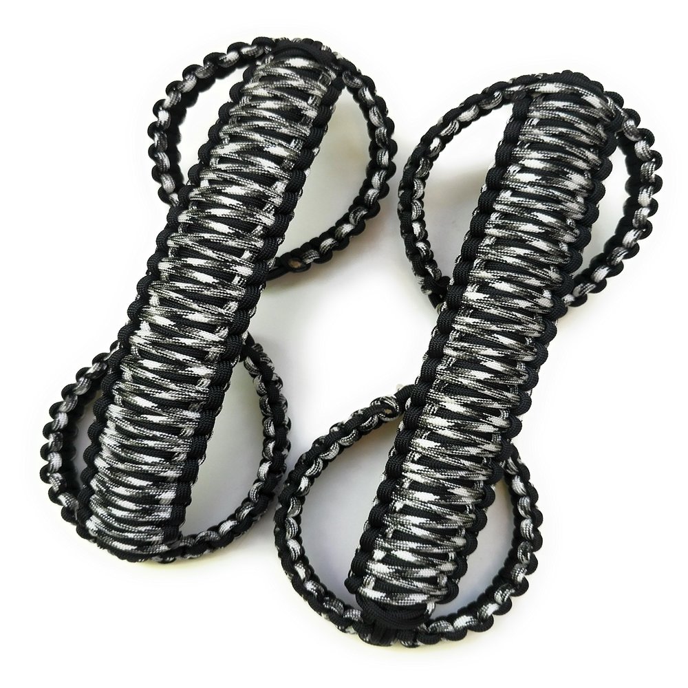 Happy Jeepinit Paracord Roll Bar Grab Handles for Wranglers - Urban Camo
