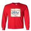 Genuine Ford Parts Old Sign Long Sleeve T-Shirt Licensed Ford Truck Red X-Large view 1