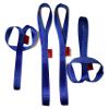 (4) 1 inch X 18 inch Blue Soft Tie Loops - Made in USA 4,500 lb. Break Strength Webbing view 1