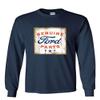 Genuine Ford Parts Old Sign Long Sleeve T-Shirt Licensed Ford Truck Navy Blue X-Large view 1