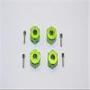 Aluminum Universal Hex Adapter 12mmx10mm - 4Pcs Set Green view 1