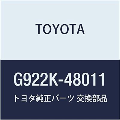 TOYOTA Genuine Parts EV Water Hose Connector Mirai Part Number: G922K-48011