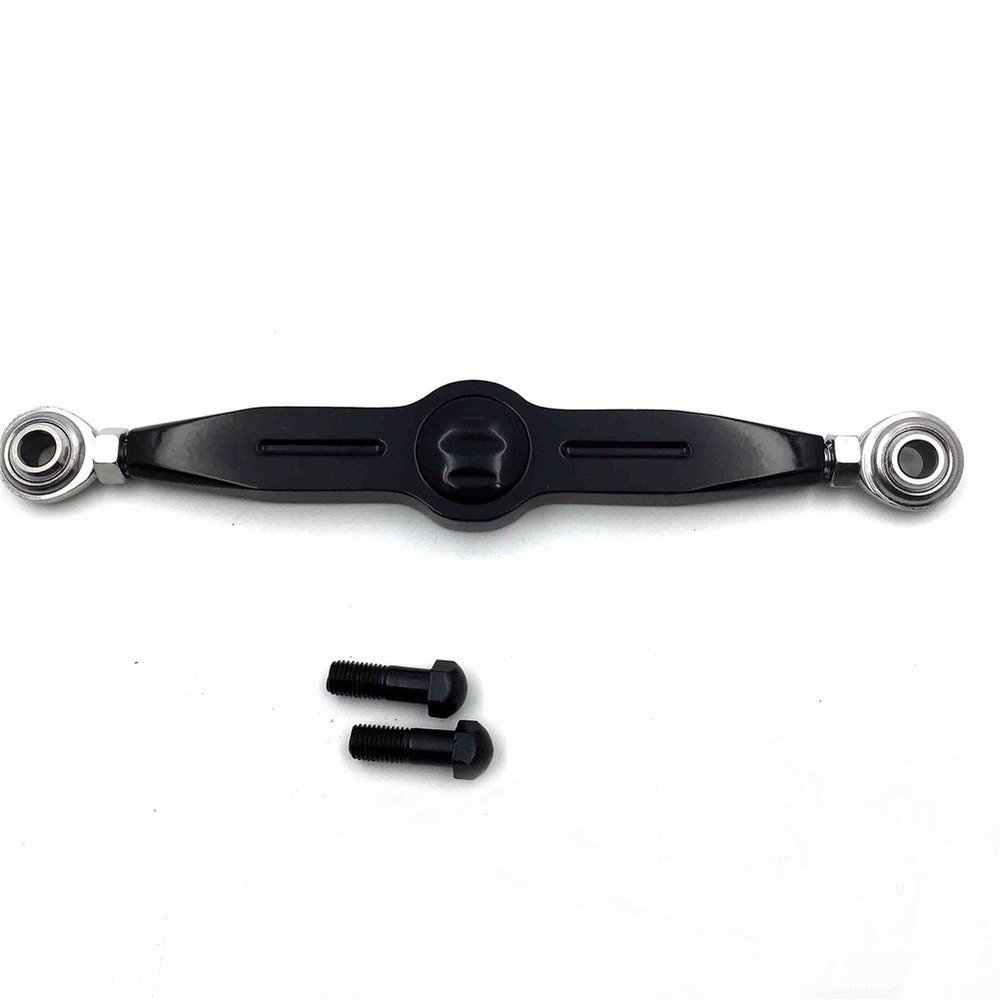 XKH- Black w/Black Groove Short Gear Shift Linkage Compatible with Harley 2004-later XL models equipped with standard forward controls (1200 Low XL1200L/ 1200 Nightster XL1200N) [B01M22LBCO]