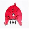 Axial SMT10 Grave Digger (AX90055) Upgrade Parts Aluminum Transmission Spur Gear Case Cover Plate- 1Pc Set Red view 1
