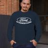 Ford an American Classic Long Sleeve T-Shirt Ford Truck Licensed Navy Blue Small view 3
