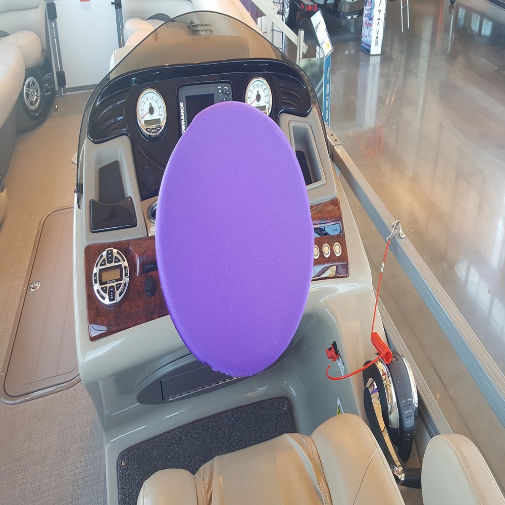Kansas Creations Boat Steering Wheel Cover (Purple)