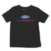 Ford Performance Youth T-Shirt Ford Mustang GT ST Racing Tee Black Medium view 1