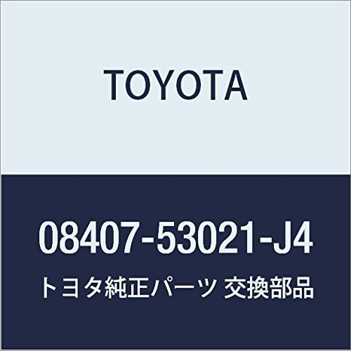 Toyota Genuine Parts NUMBER FRAME SET Part Number 08407-53021-J4