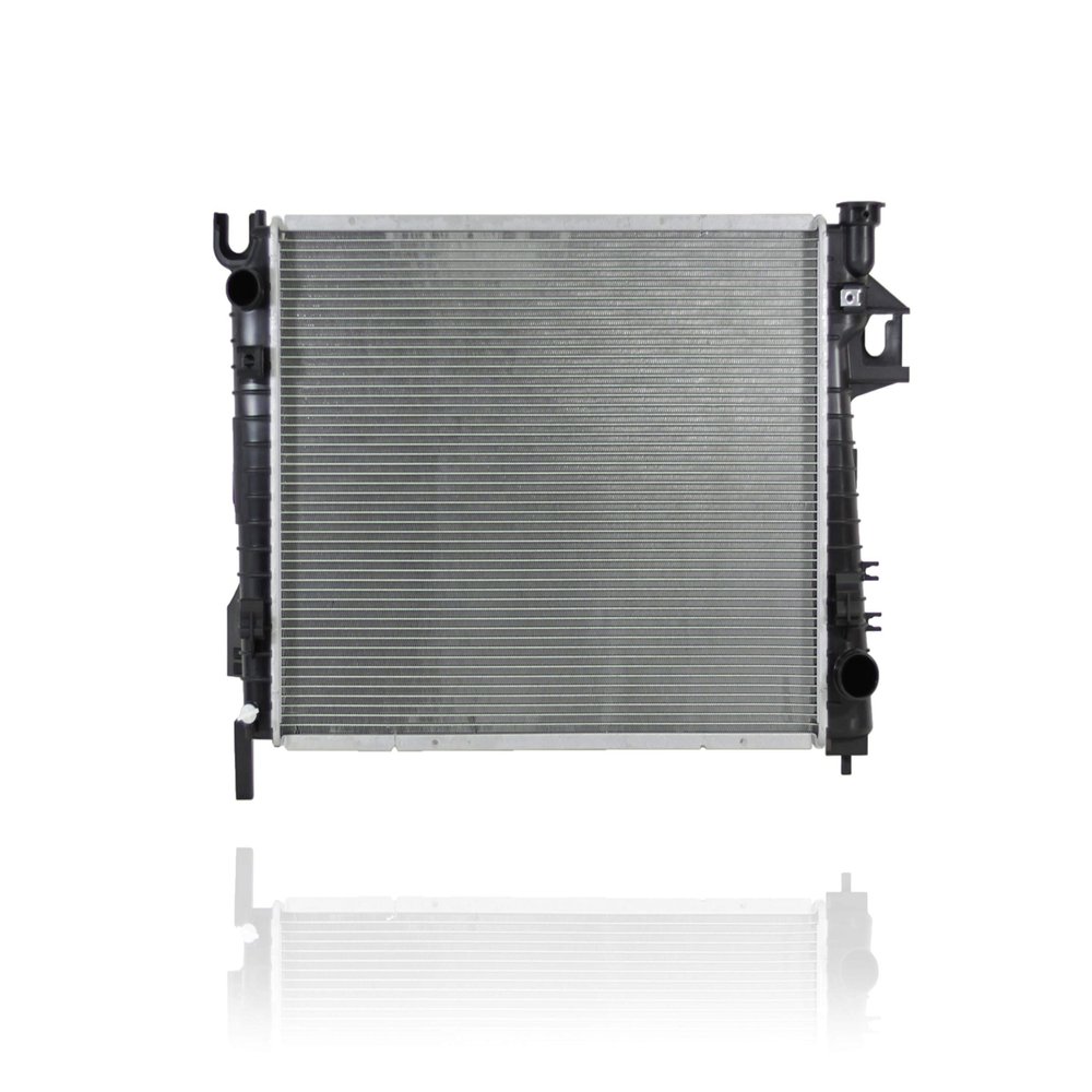 Radiator - Pacific Best Inc. Compatible/Replacement for 2480 02-03 Ram Pickup 3.7/4.7/5.9L - Plastic Tank, Aluminum Core, With Filler Neck