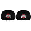 Ohio State University Head Rest Cover and Floor mat. Wow! Logo On Front and Rear Auto Floor Liner. You get 2 headrest covers and 4 Floor Mat in this gift set. Perfect to Ohio State Buckeyes Fan view 2