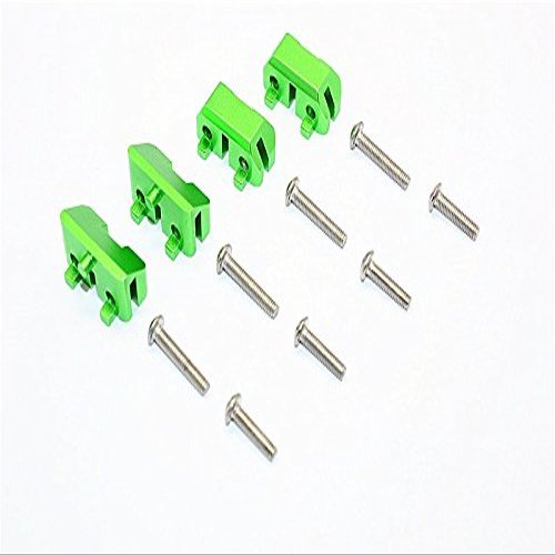 Aluminum Front&Rear Completed Servos Mount - 2Prs Set Green