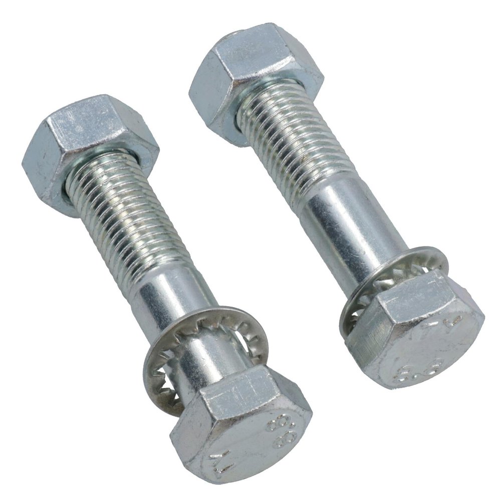 AB Tools Pair Tow Bar/Tow Ball Bolts 75mm Long with Nuts & Washers HIGH TENSILE