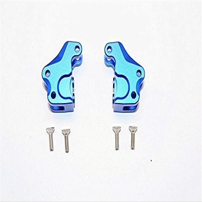 Axial SMT10 Grave Digger (AX90055) Upgrade Parts Aluminum Front/Rear Gear Box Components - 1Pr Set Blue