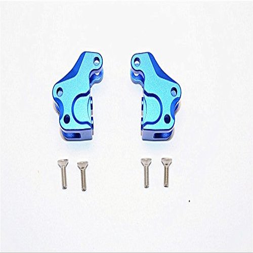 Axial SMT10 Grave Digger (AX90055) Upgrade Parts Aluminum Front/Rear Gear Box Components - 1Pr Set Blue