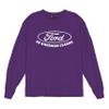 Ford an American Classic Long Sleeve T-Shirt Ford Truck Licensed Purple Medium view 1
