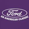 Ford an American Classic Long Sleeve T-Shirt Ford Truck Licensed Purple Medium view 4
