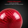 RYANSTAR Carbon Fiber Shift Knob Gear Shifter Knobs with 3 Adapters Round Ball Stick Shifter Level Red view 3