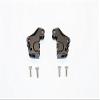 Axial SMT10 Grave Digger (AX90055) Upgrade Parts Aluminum Front/Rear Gear Box Components - 1Pr Set Black view 1