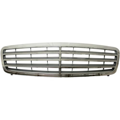 Perfect Fit Group M070194 - C-Class Grille, Chrome/ Gray, Frame, Avantgarde Pkg, Elegance Pkg, (203) Chassis
