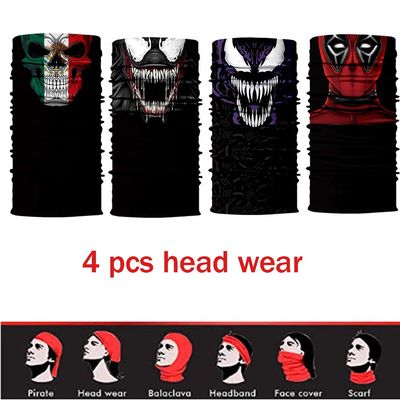 unbrand 3D Breathable Sports Skull Face Mask Sun Dust Protection Mask Bandana Motorcycle Bike Riding Fishing Hunting Festivals Riding, Yard Work, Outdoors Actives F1 (J5)