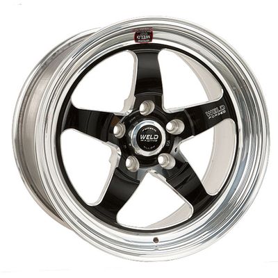Weld - S71 18x11 / 5x4.75 BP / 7.7in. BS Black Wheel (Medium Pad) - Non-Beadlock (71MB8110B77A)