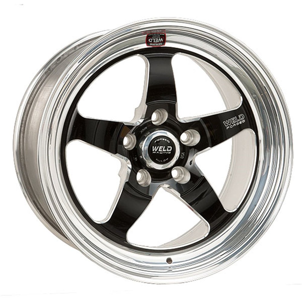 Weld - S71 18x11 / 5x4.75 BP / 7.7in. BS Black Wheel (Medium Pad) - Non-Beadlock (71MB8110B77A)