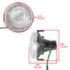 Caltric Left Right Headlight Compatible with Yamaha Grizzly 600 Yfm600F 4X4 1999 2000 2001 view 2