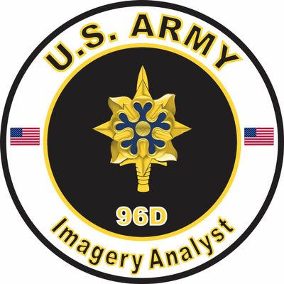 US Army MOS 96D Imagery Analyst 3.8 Inch Decal