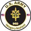 US Army MOS 96D Imagery Analyst 3.8 Inch Decal view 1